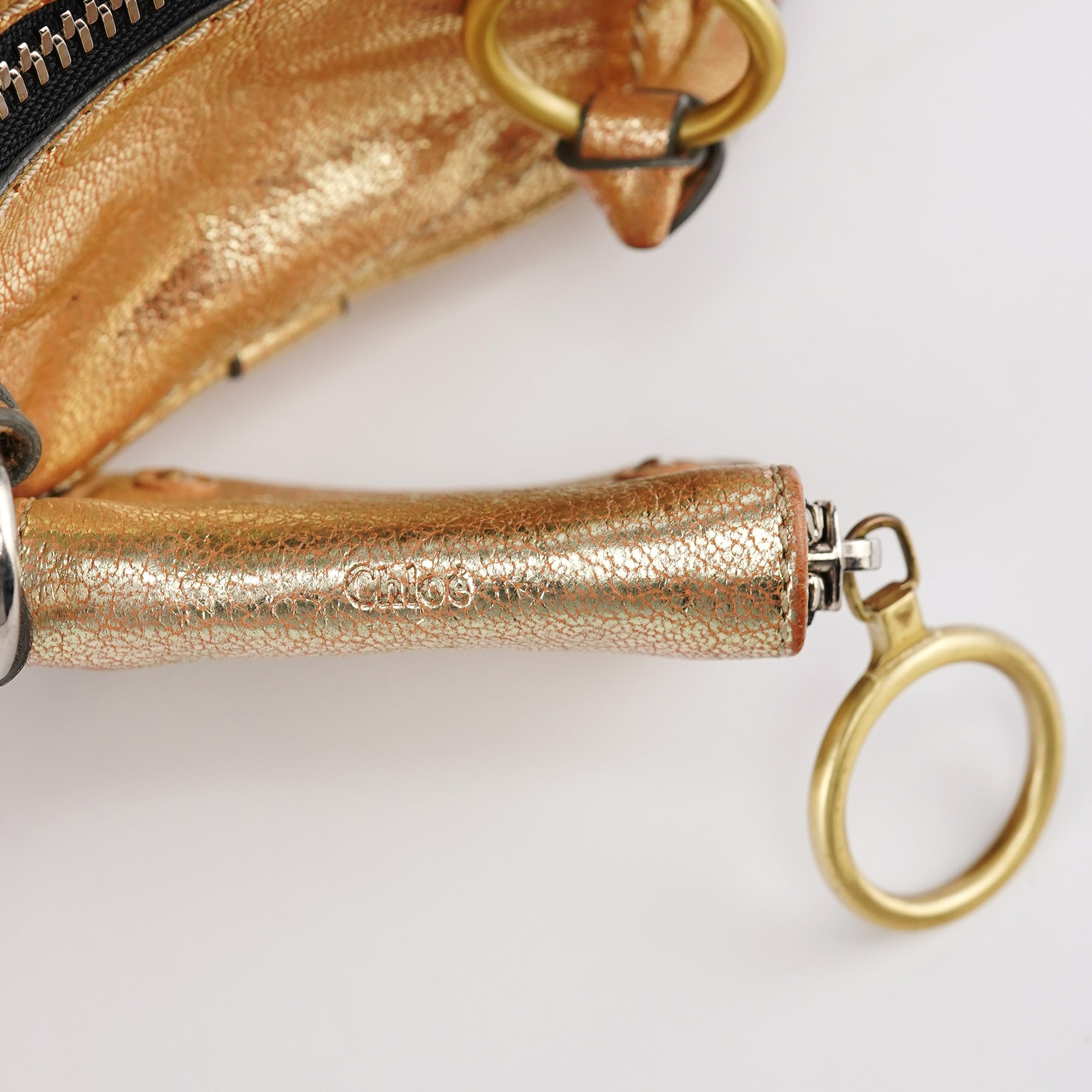 Gold Lambskin Betty Tote Bag