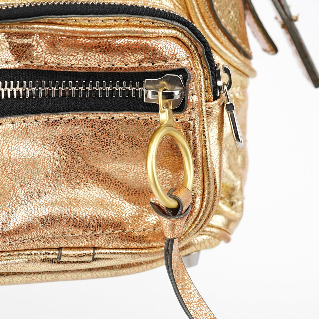 Gold Lambskin Betty Tote Bag