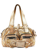 Gold Lambskin Betty Tote Bag
