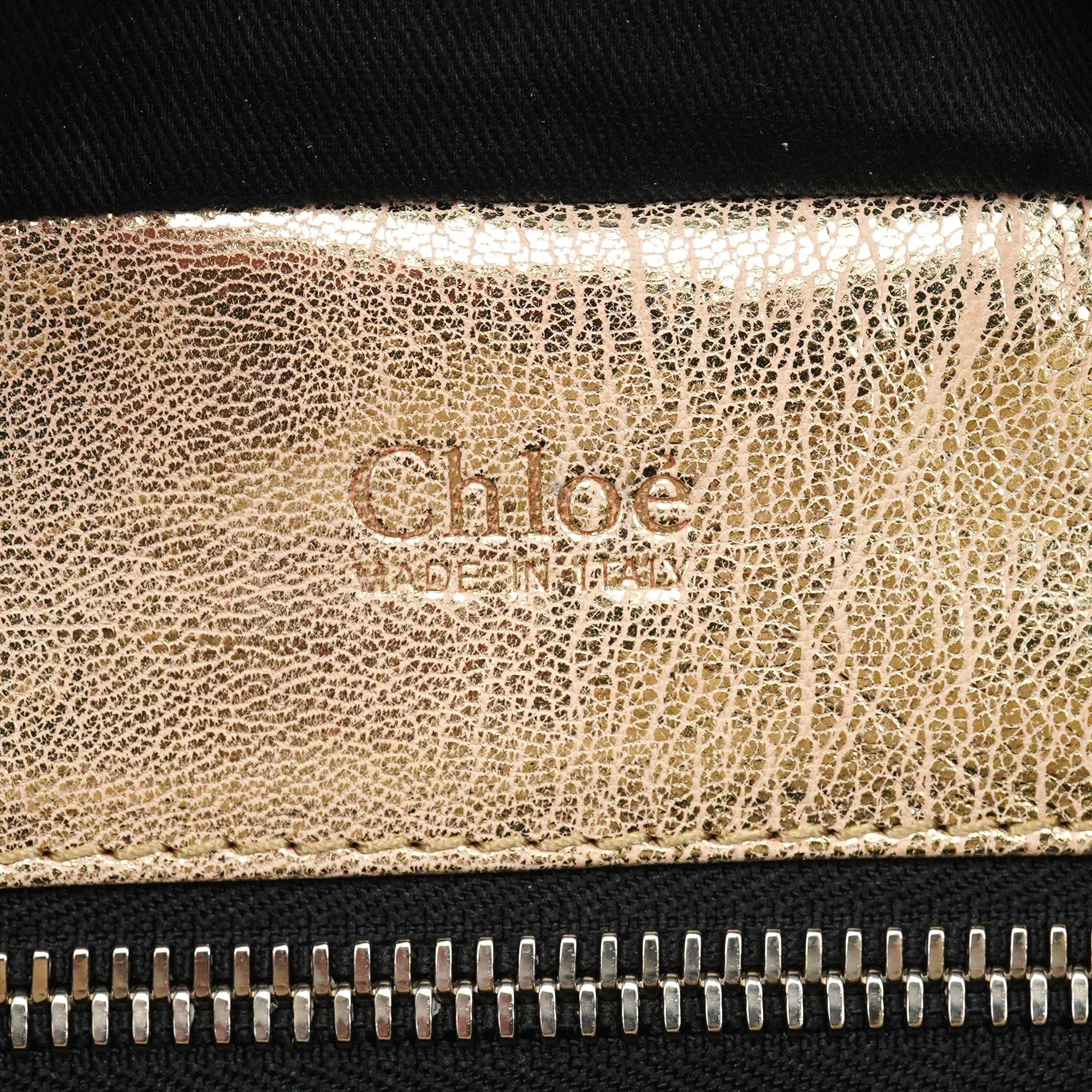 Gold Leather Betty Tote Bag