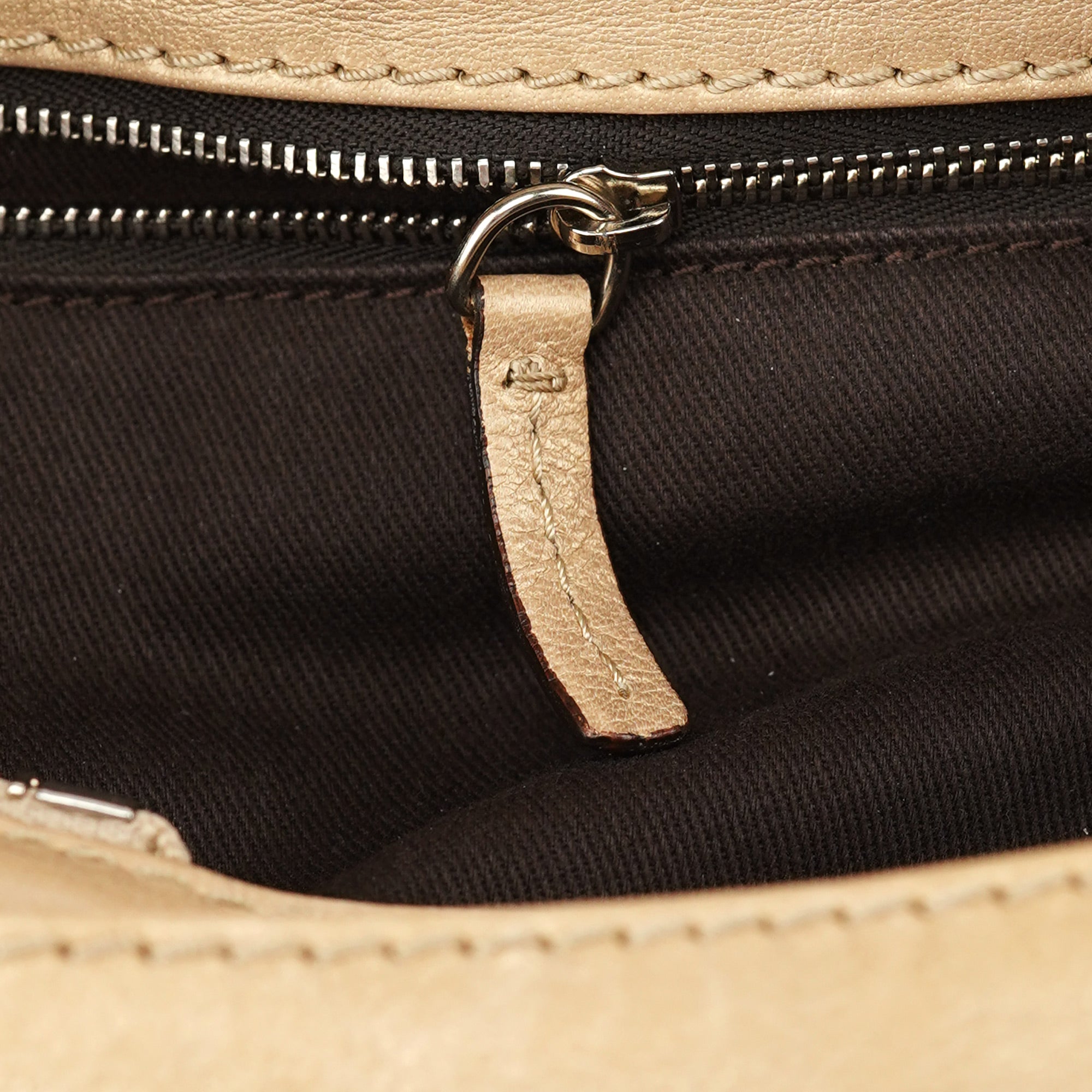 Gold Leather Paddington Shoulder Bag