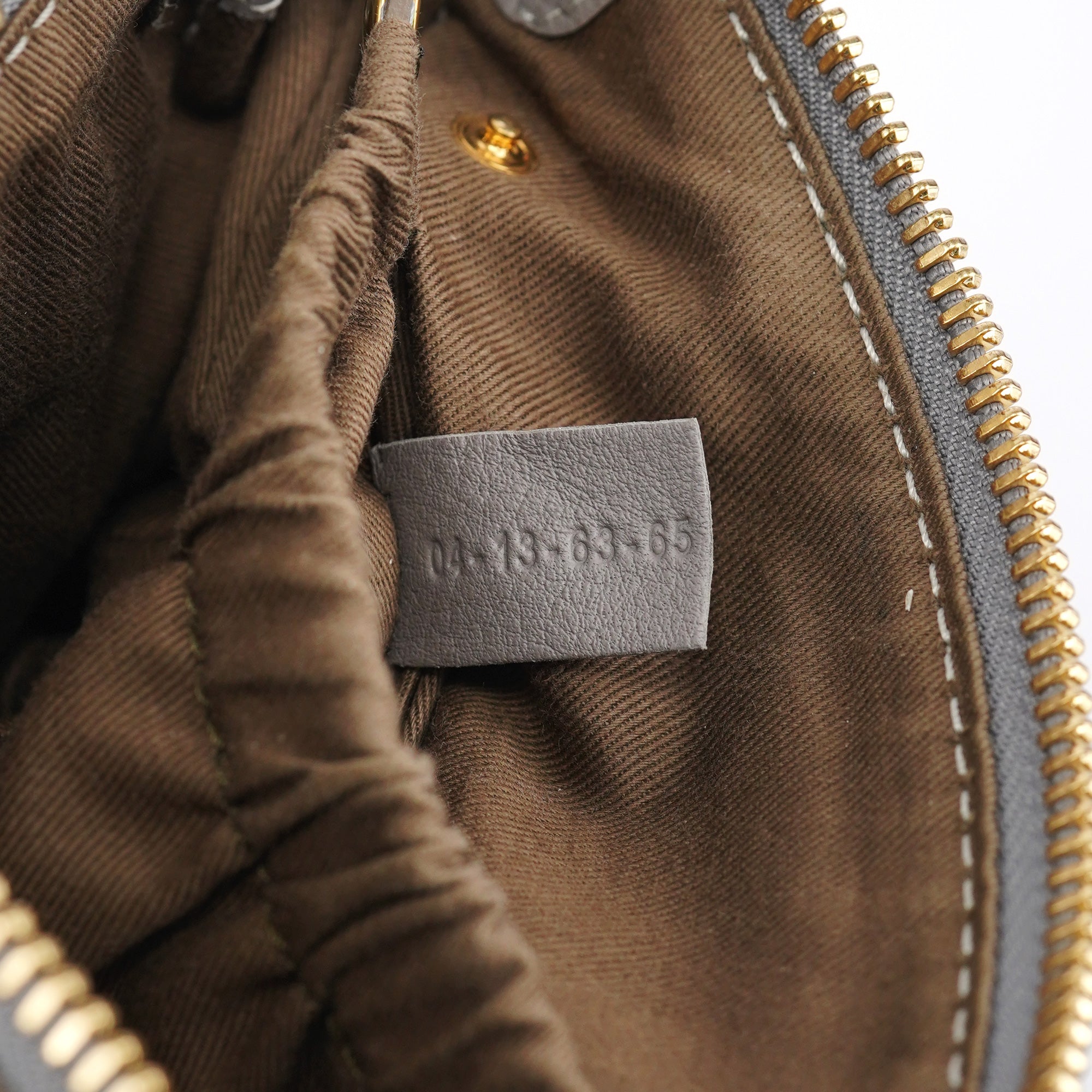 Gray Leather Mini Marcie 2-Way Bag