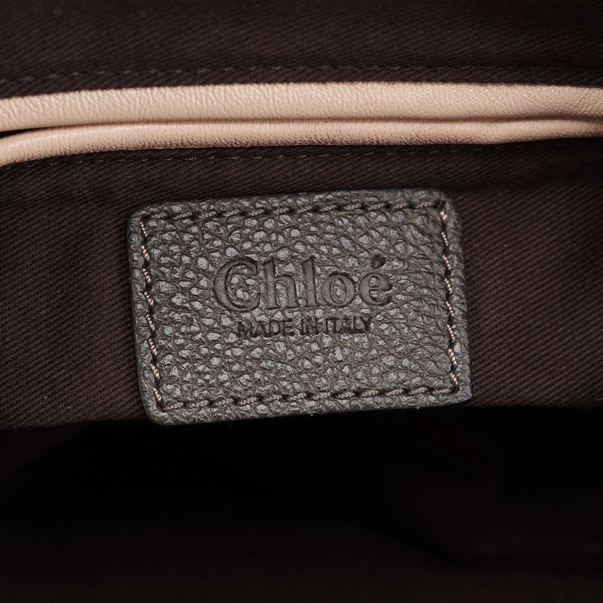 Gray Leather Paraty 2-Way Shoulder Bag