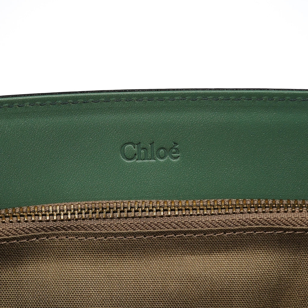 Green Leather Shoulder Bag