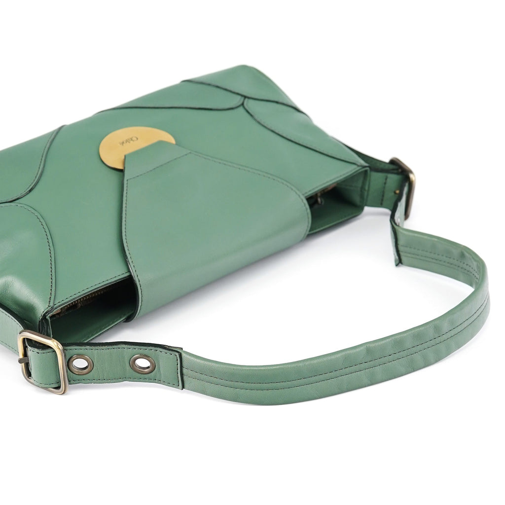 Green Leather Shoulder Bag