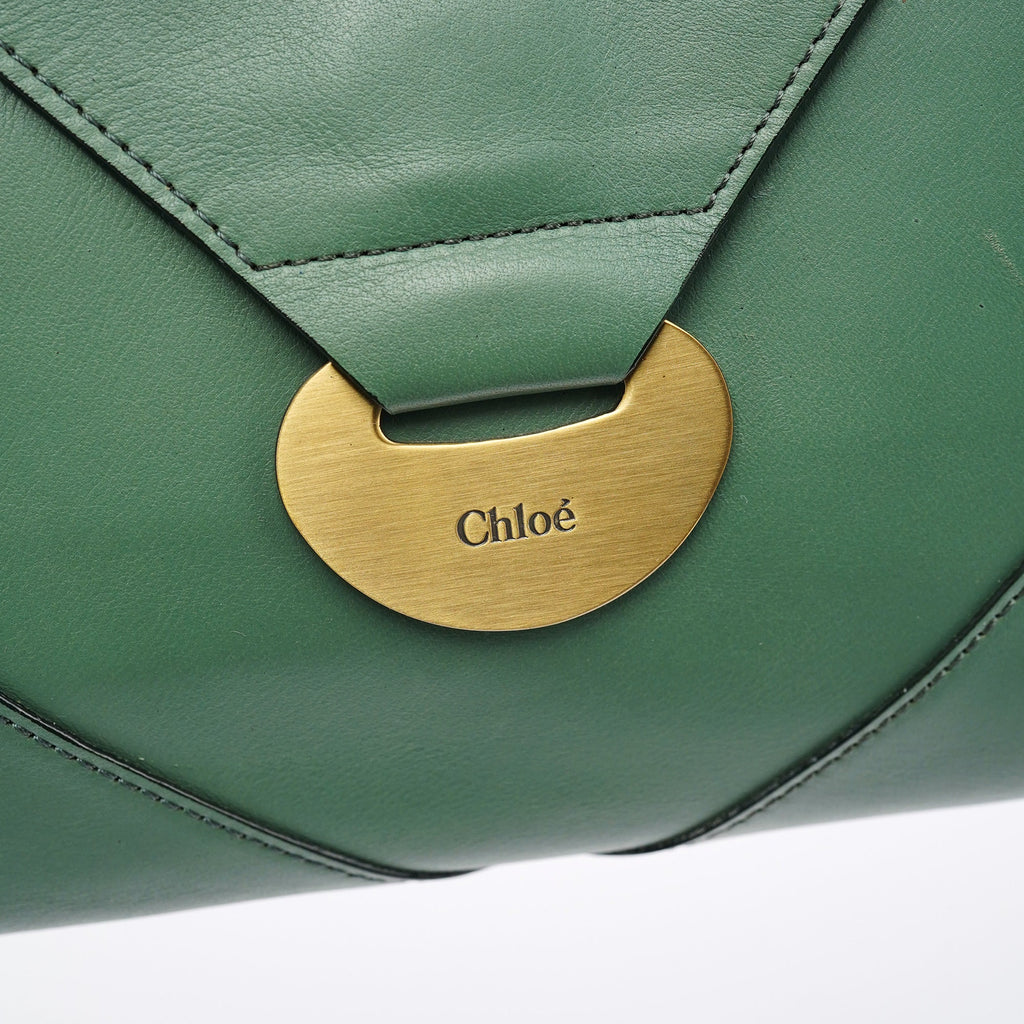 Green Leather Shoulder Bag