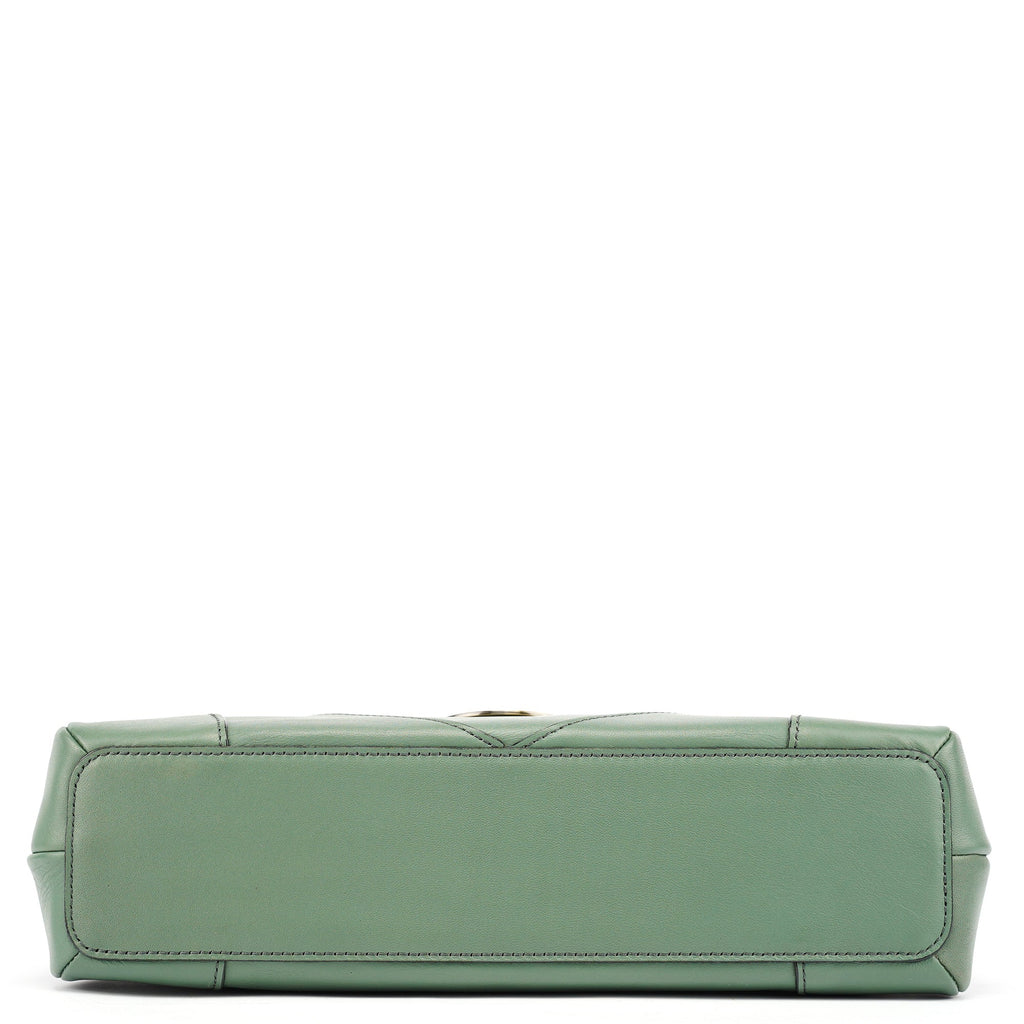 Green Leather Shoulder Bag