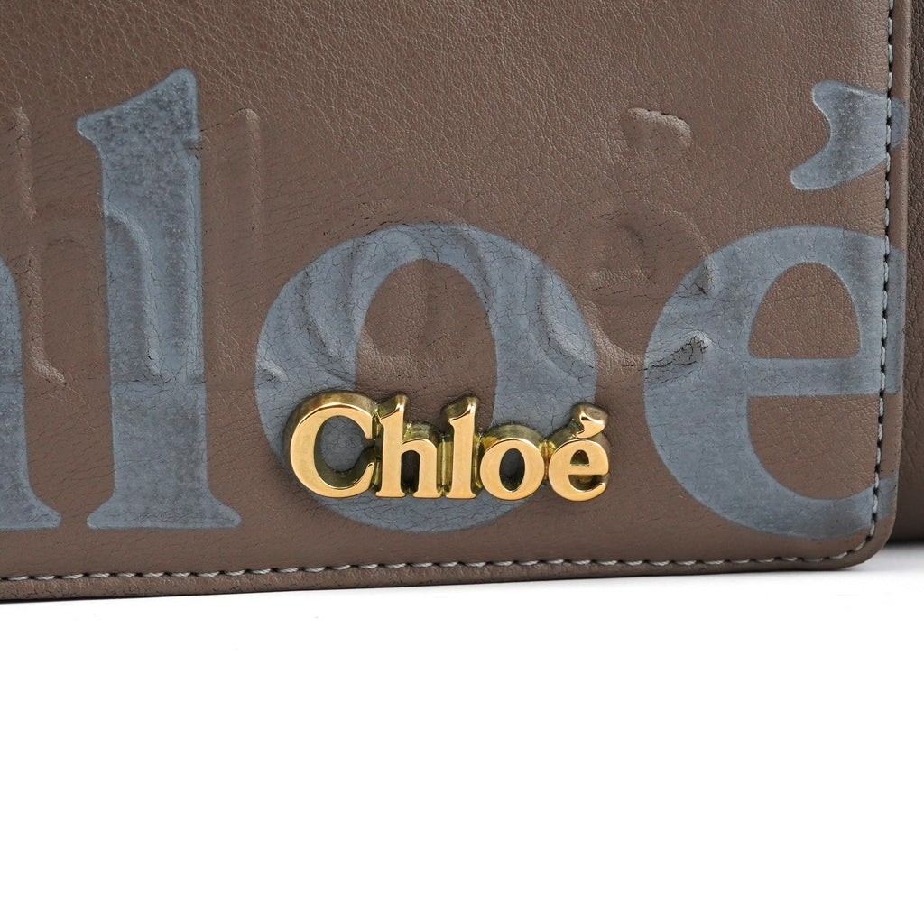 Greige Leather Eclipse Boston Bag