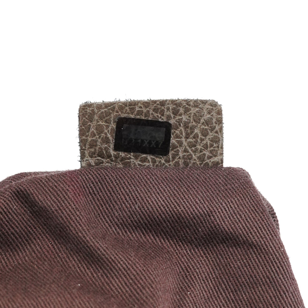 Greige Leather Paraty 2-Way Bag