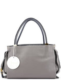Grey Lambskin Leather Tote Bag