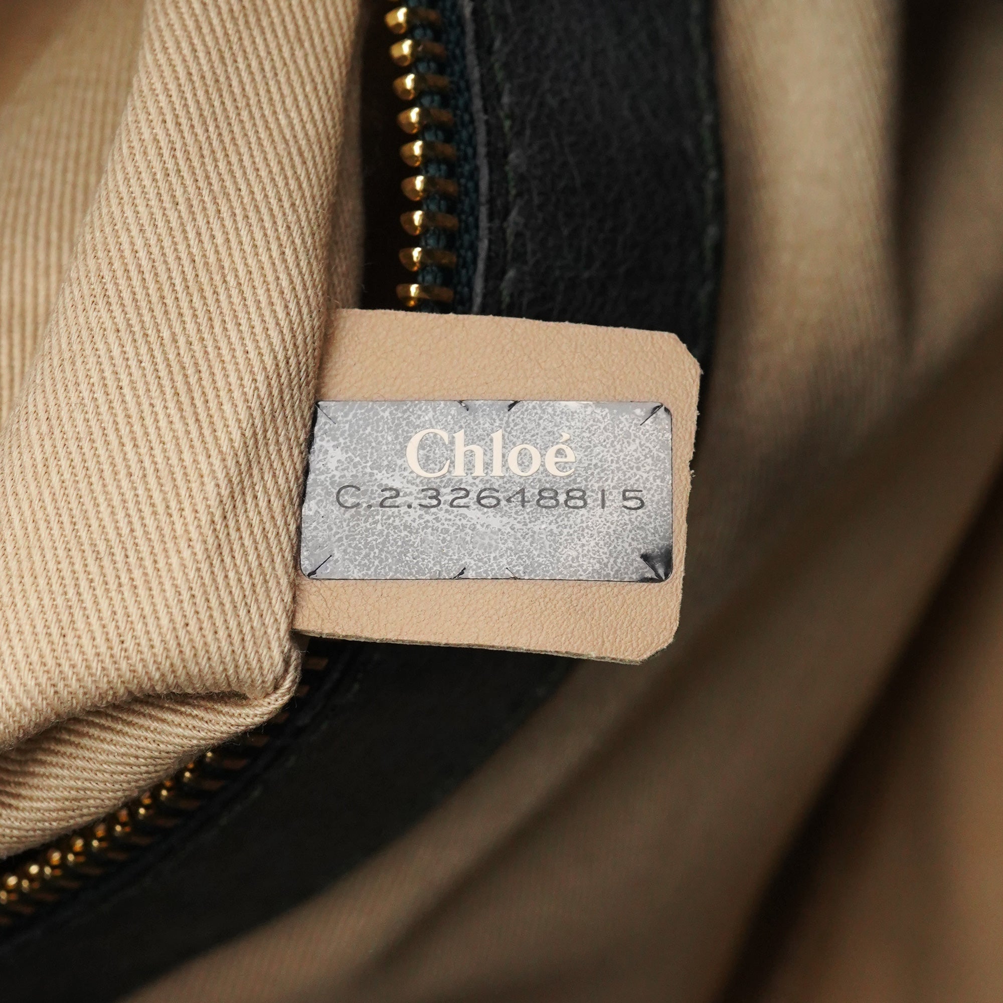 Grey Leather Heloise Tote Bag