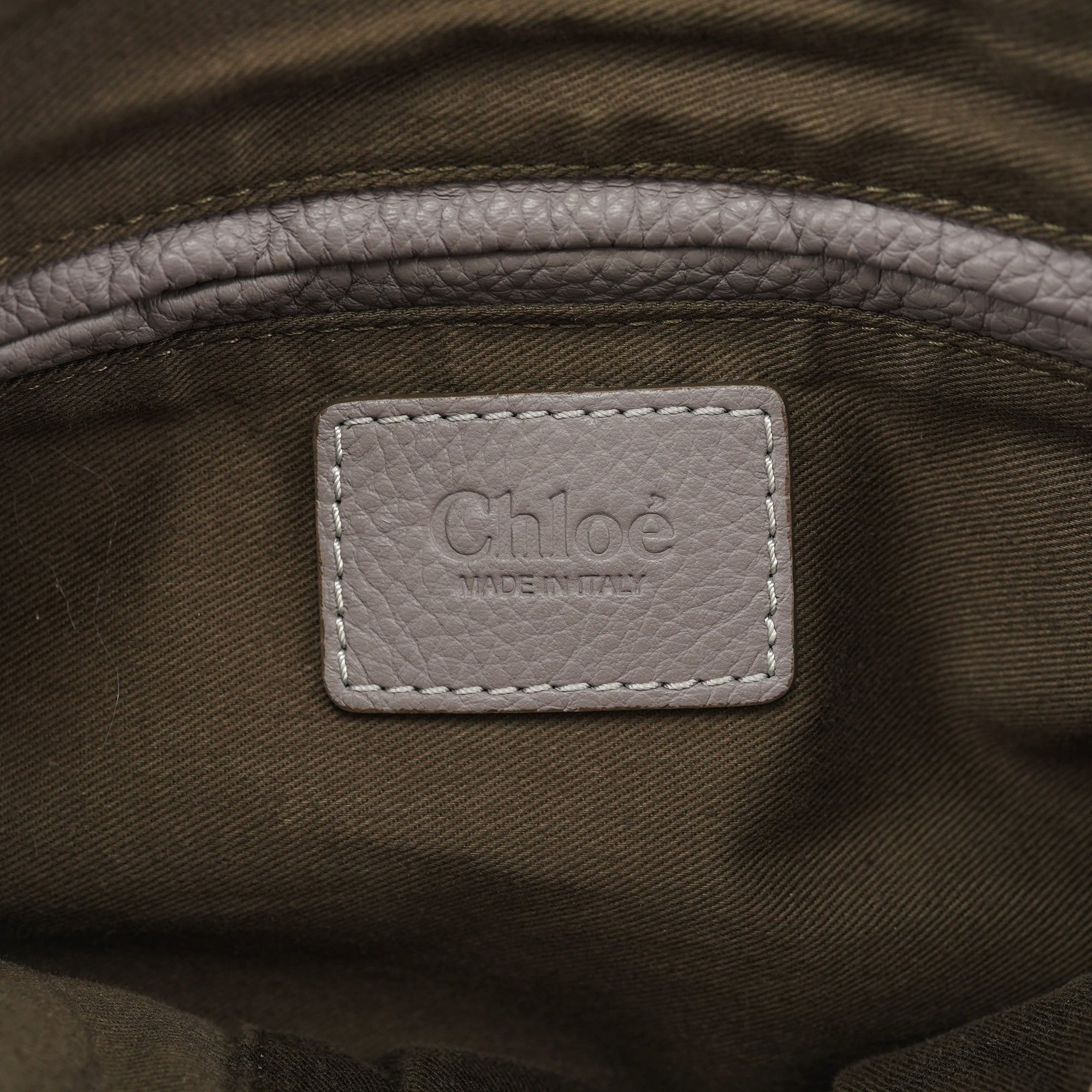 Grey Leather Marcie 2-Way Bag