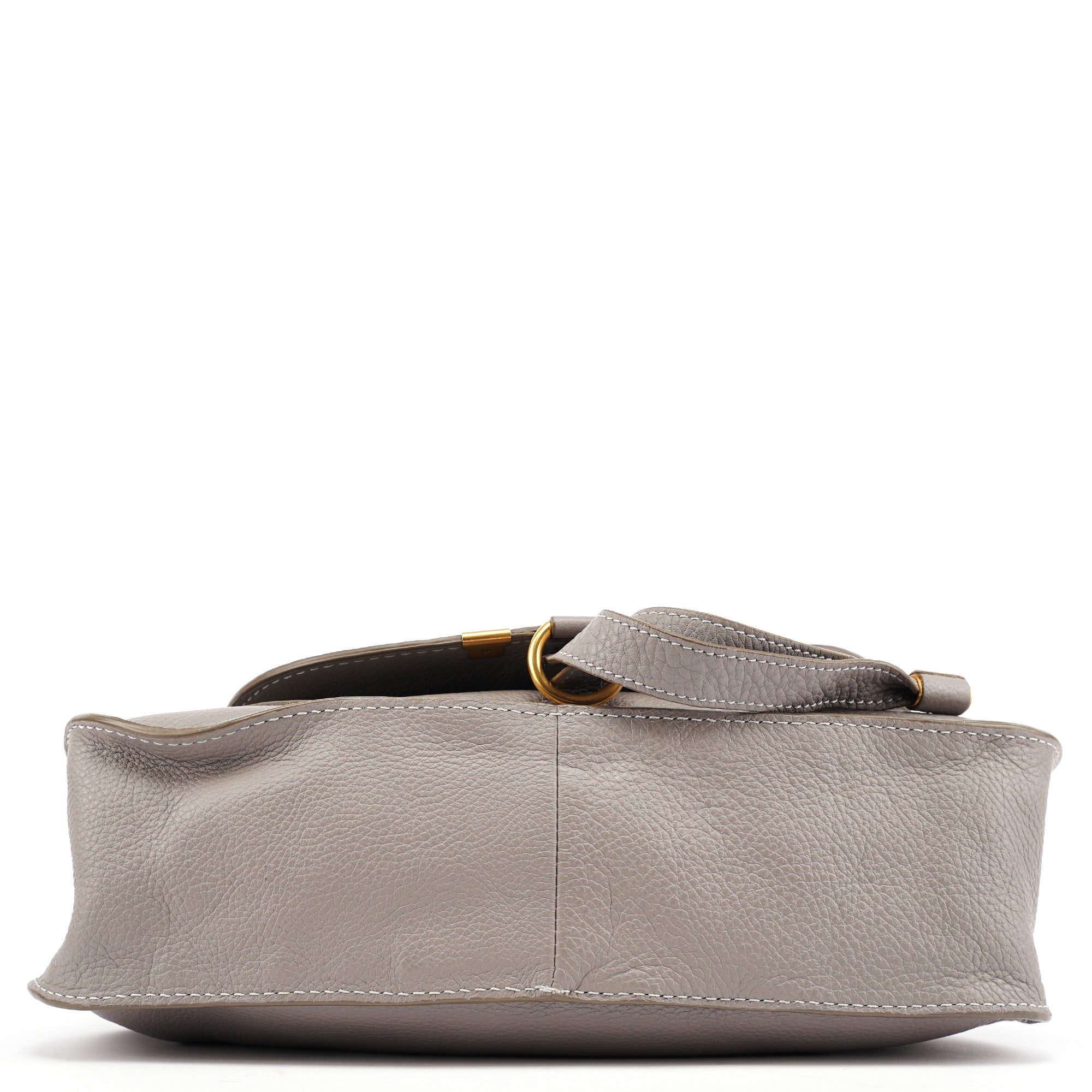 Grey Leather Marcie 2-Way Bag