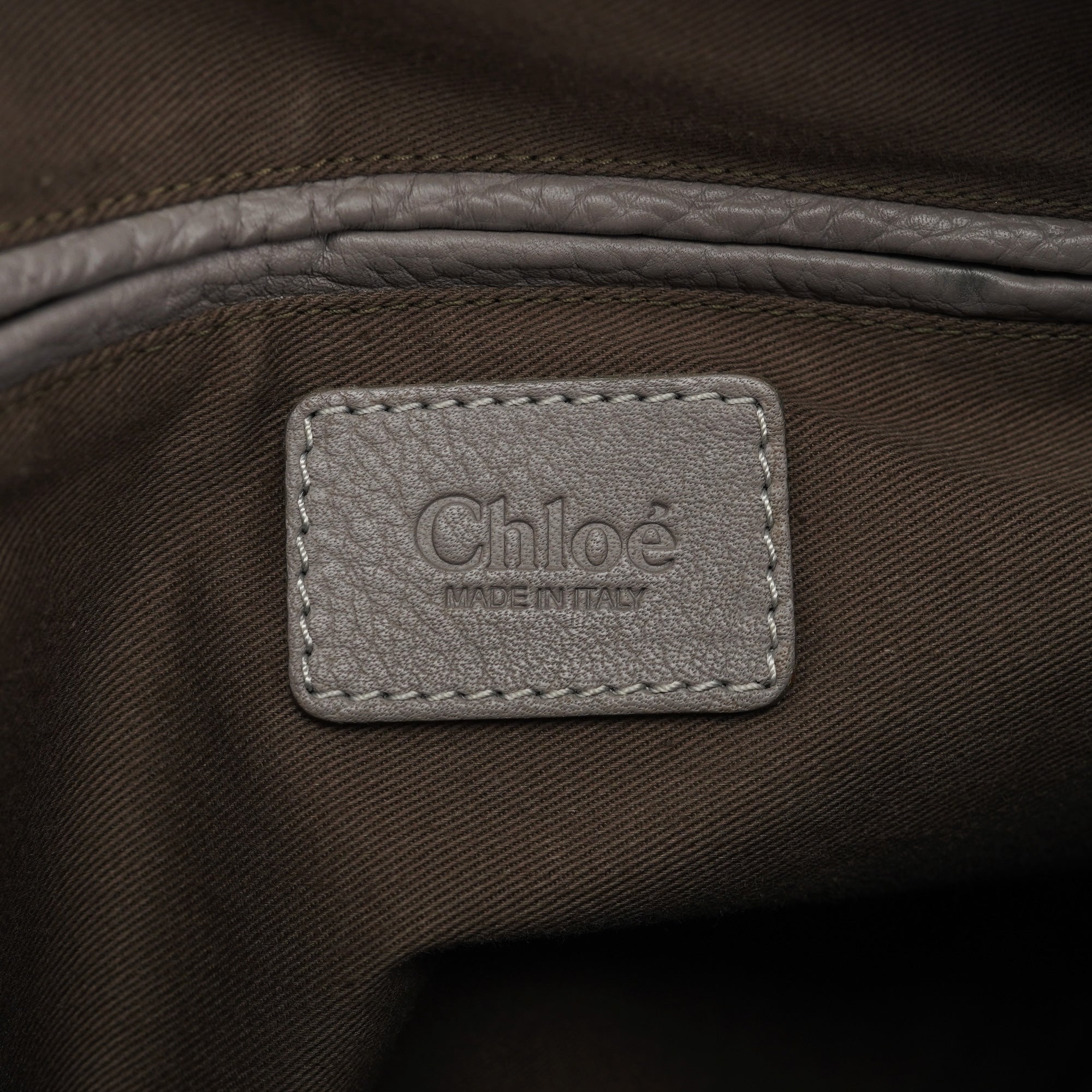 Grey Leather Marcie 2-Way Bag