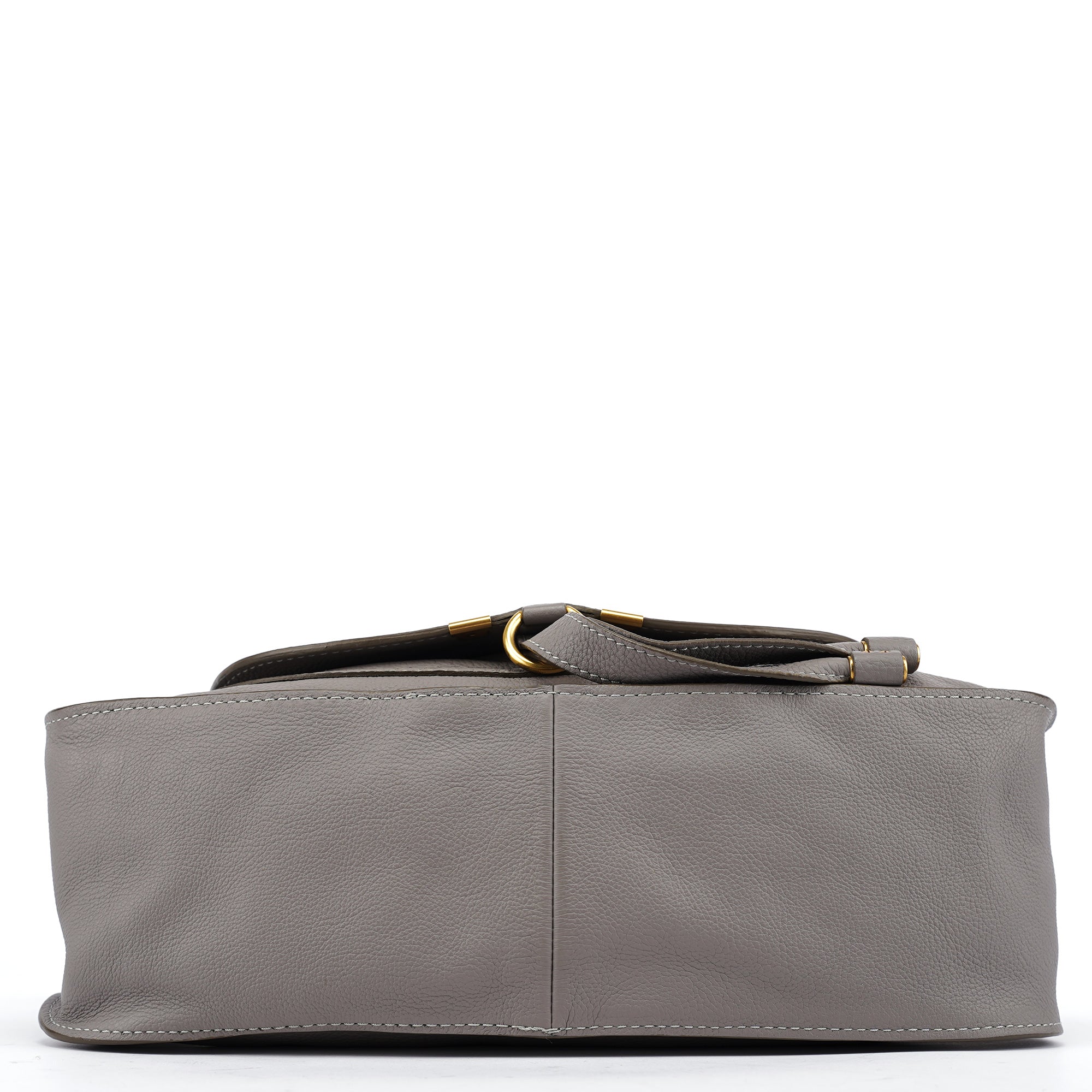 Grey Leather Marcie 2-Way Bag