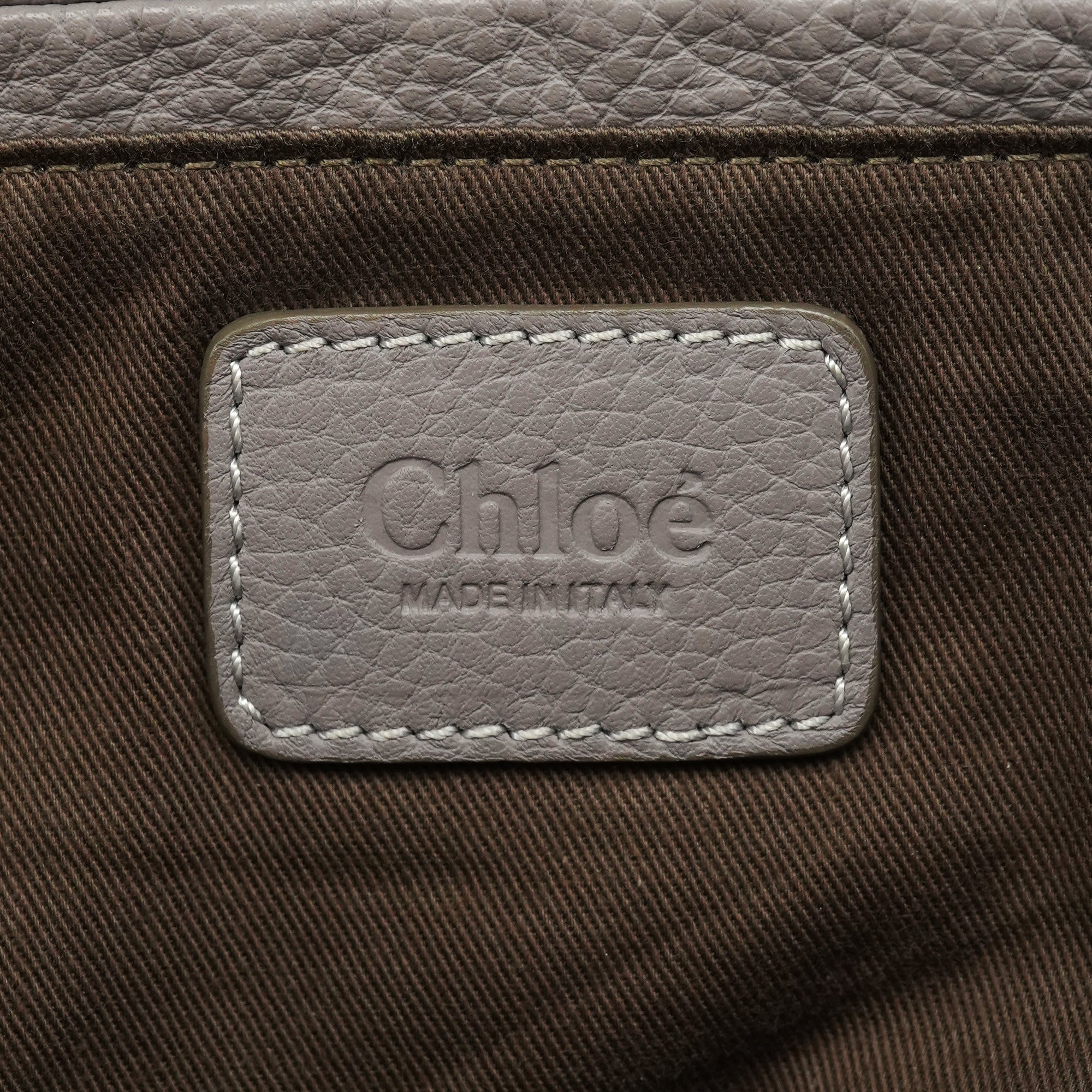 Grey Leather Marcie 2-Way Bag