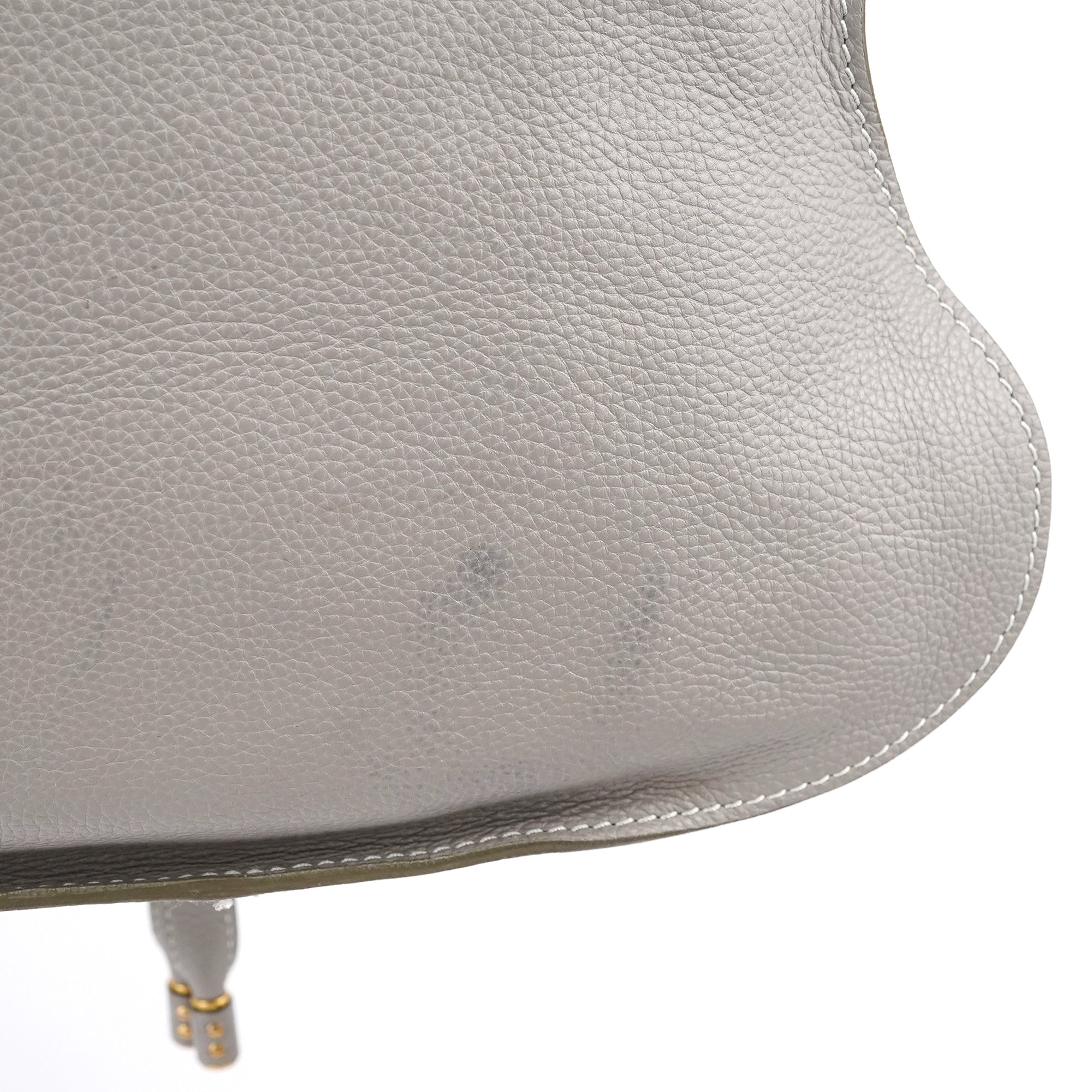 Grey Leather Marcie 2-Way Bag