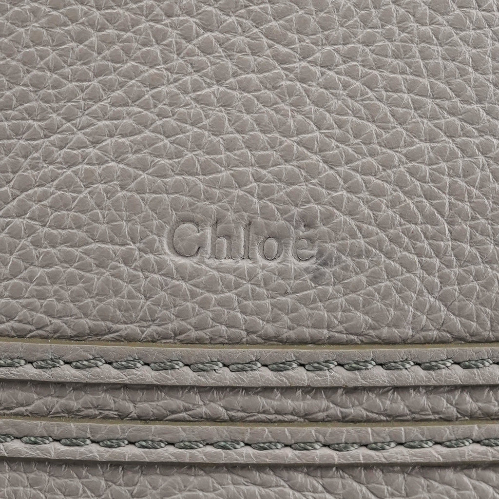 Grey Leather Marcie 2-Way Bag