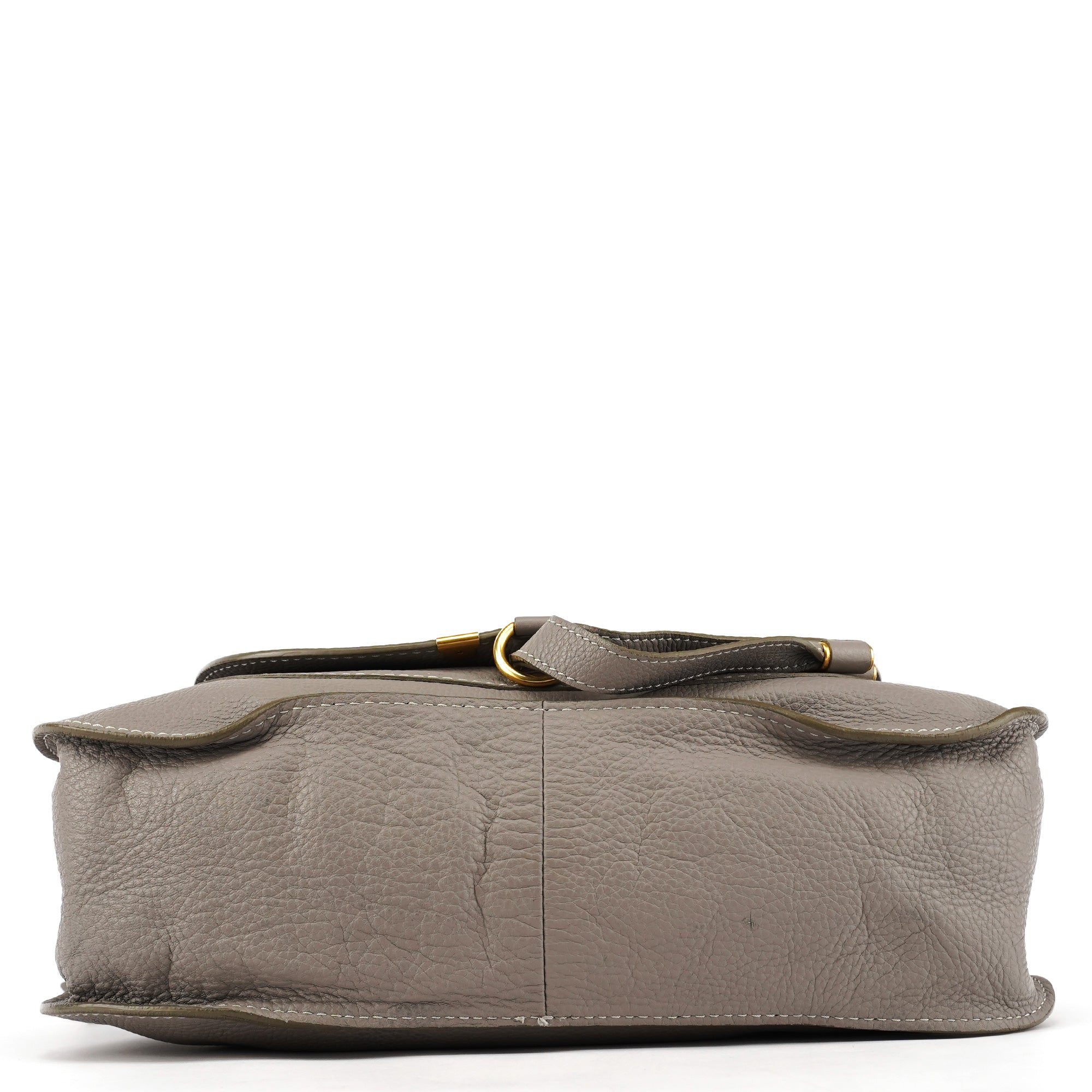 Grey Leather Marcie 2-Way Bag