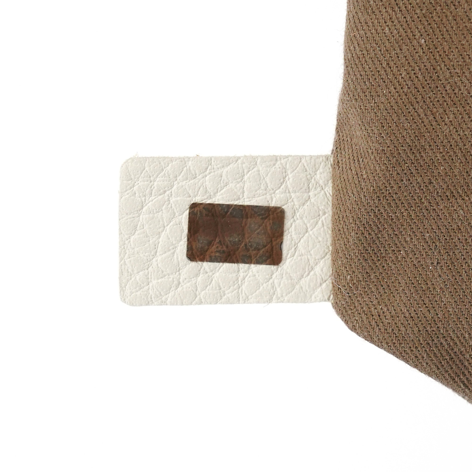 Grey Leather Marcie 2-Way Bag