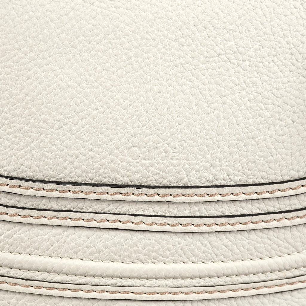 Grey Leather Marcie 2-Way Bag