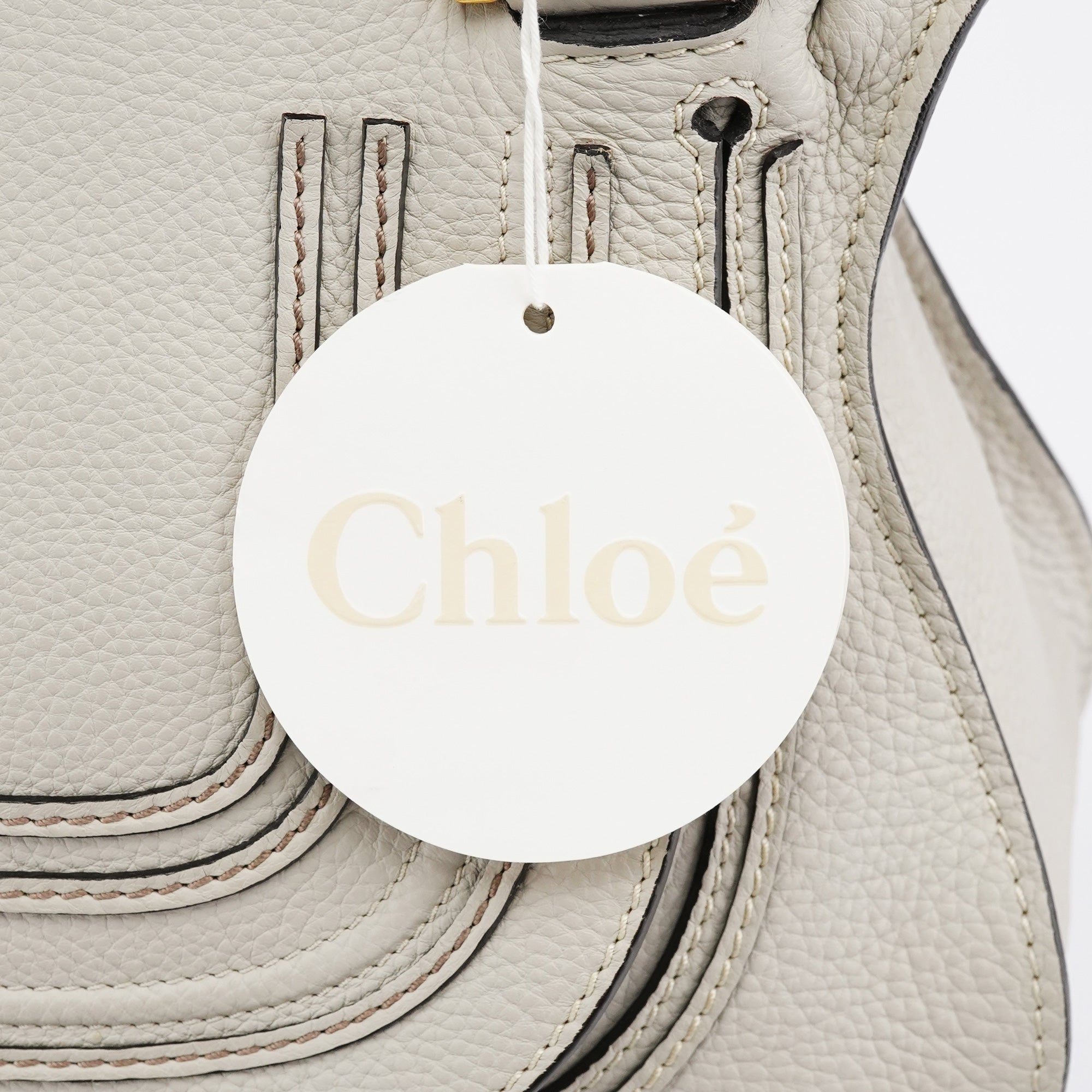 Grey Leather Marcie 2-Way Bag