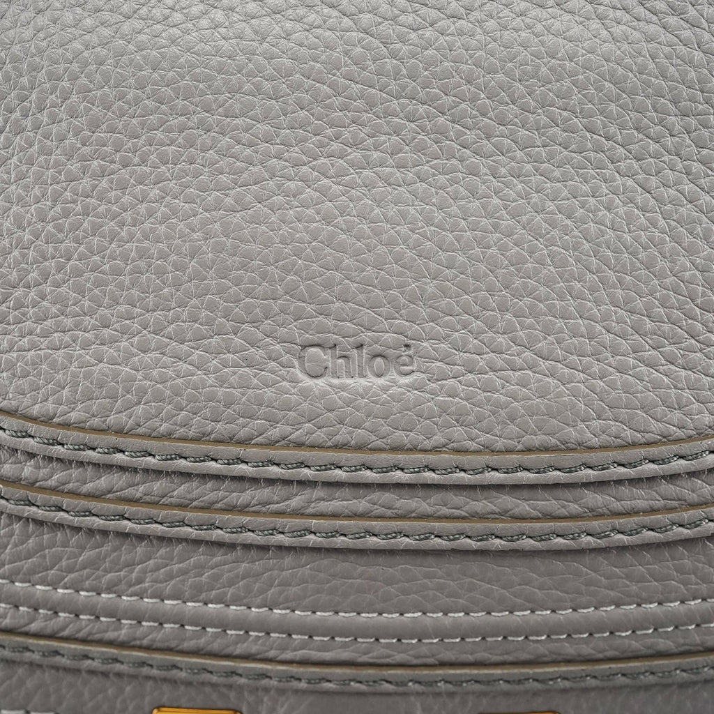 Grey Leather Marcie 2-Way Bag