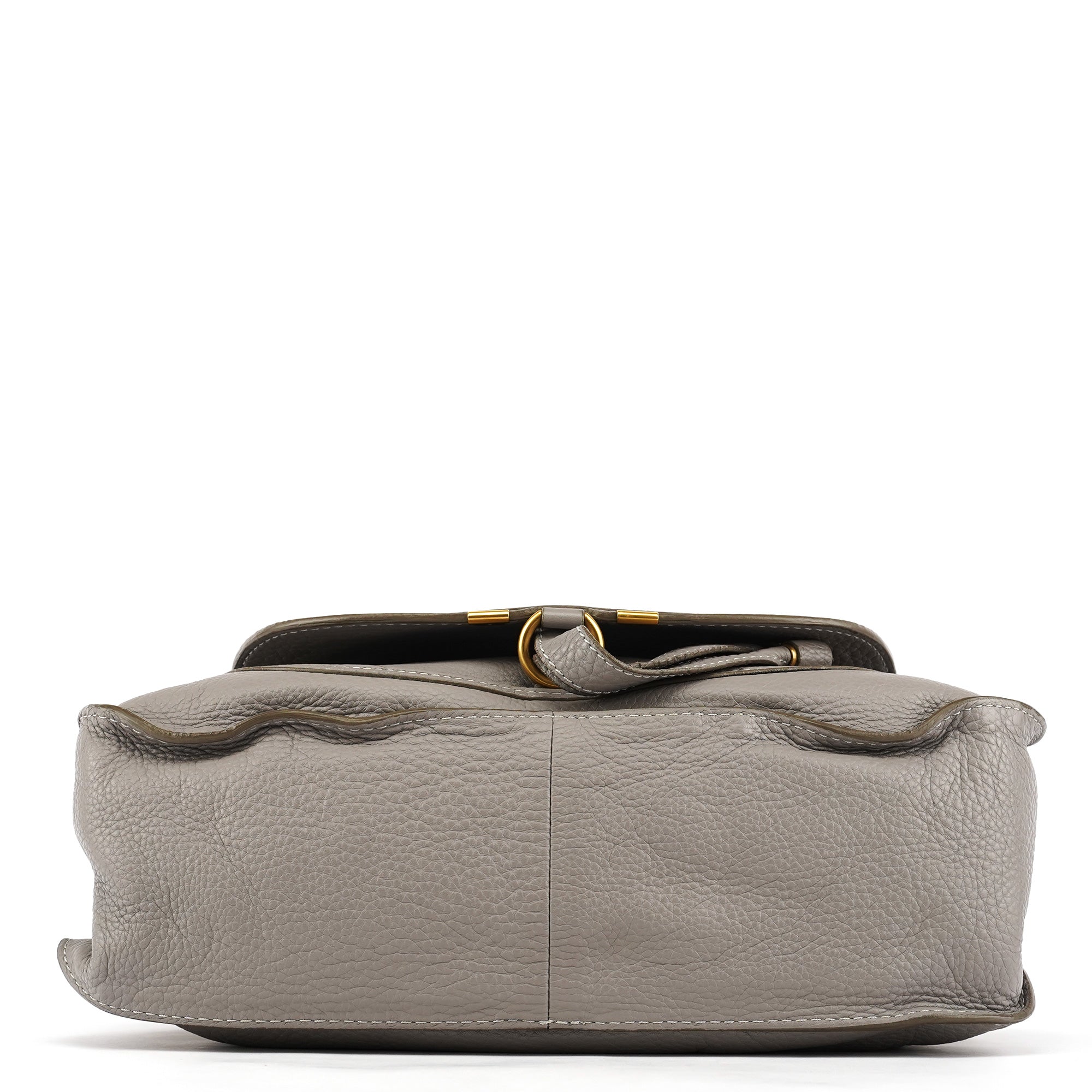 Grey Leather Marcie 2-Way Bag
