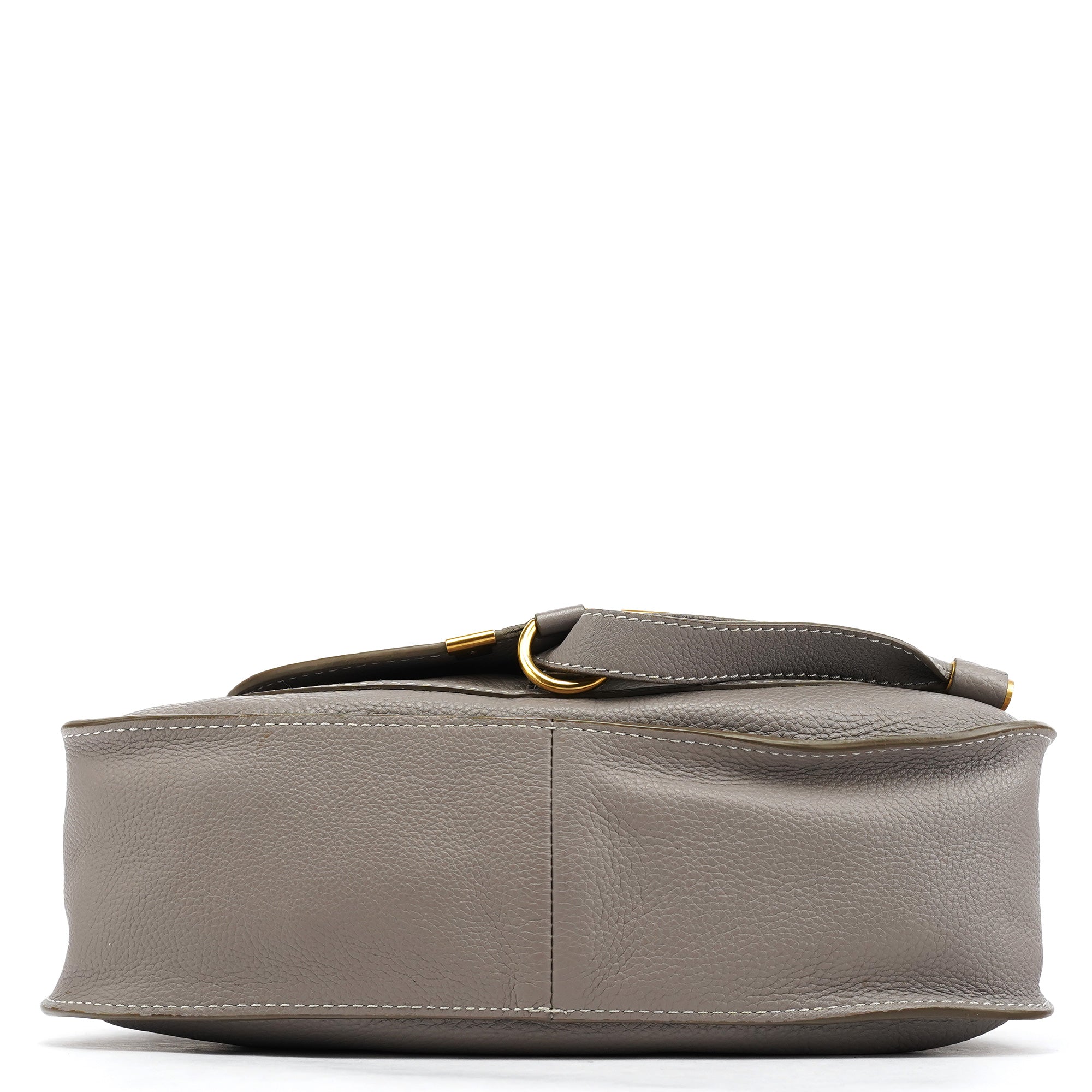 Grey Leather Marcie 2-Way Shoulder Bag