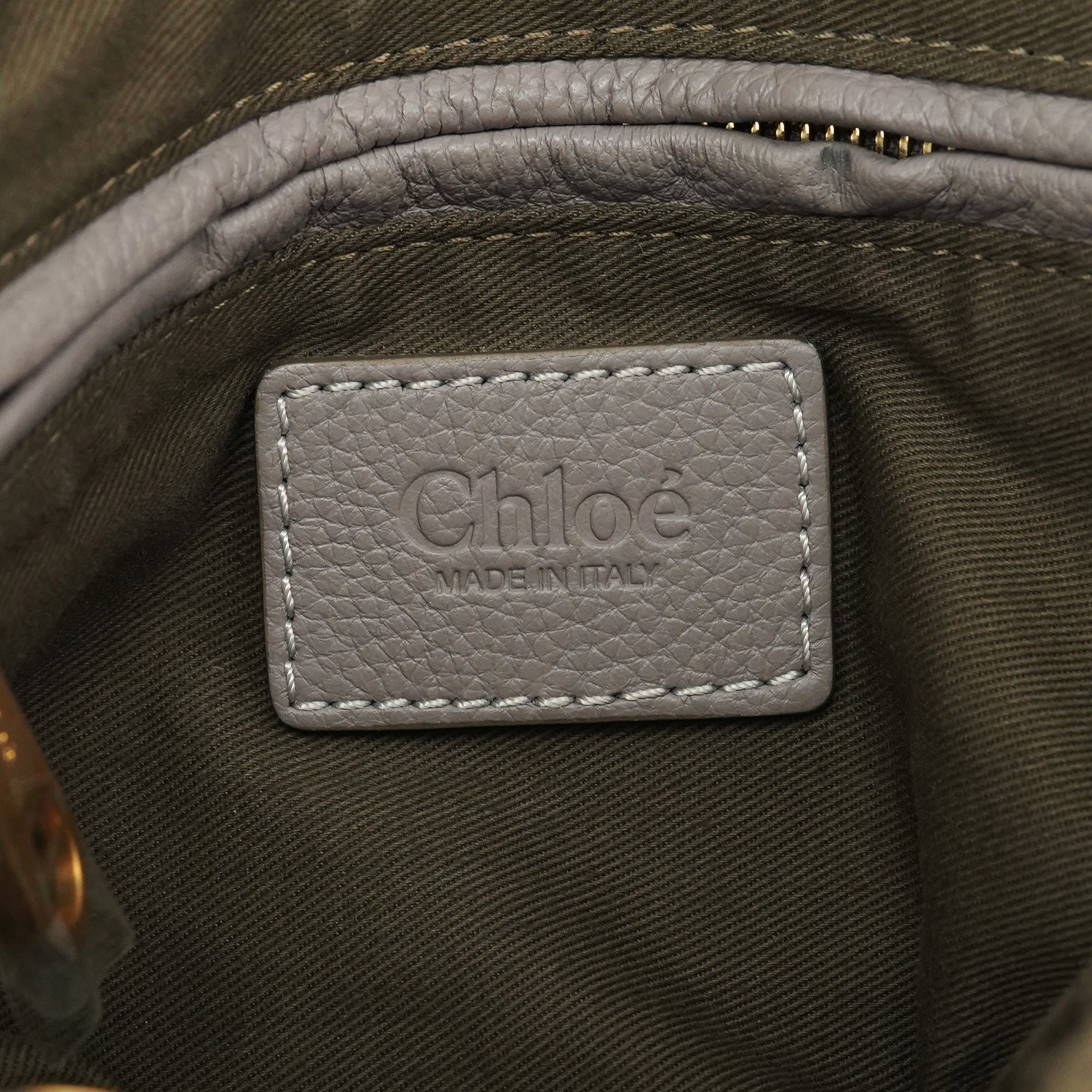 Grey Leather Marcie 2-Way Shoulder Bag