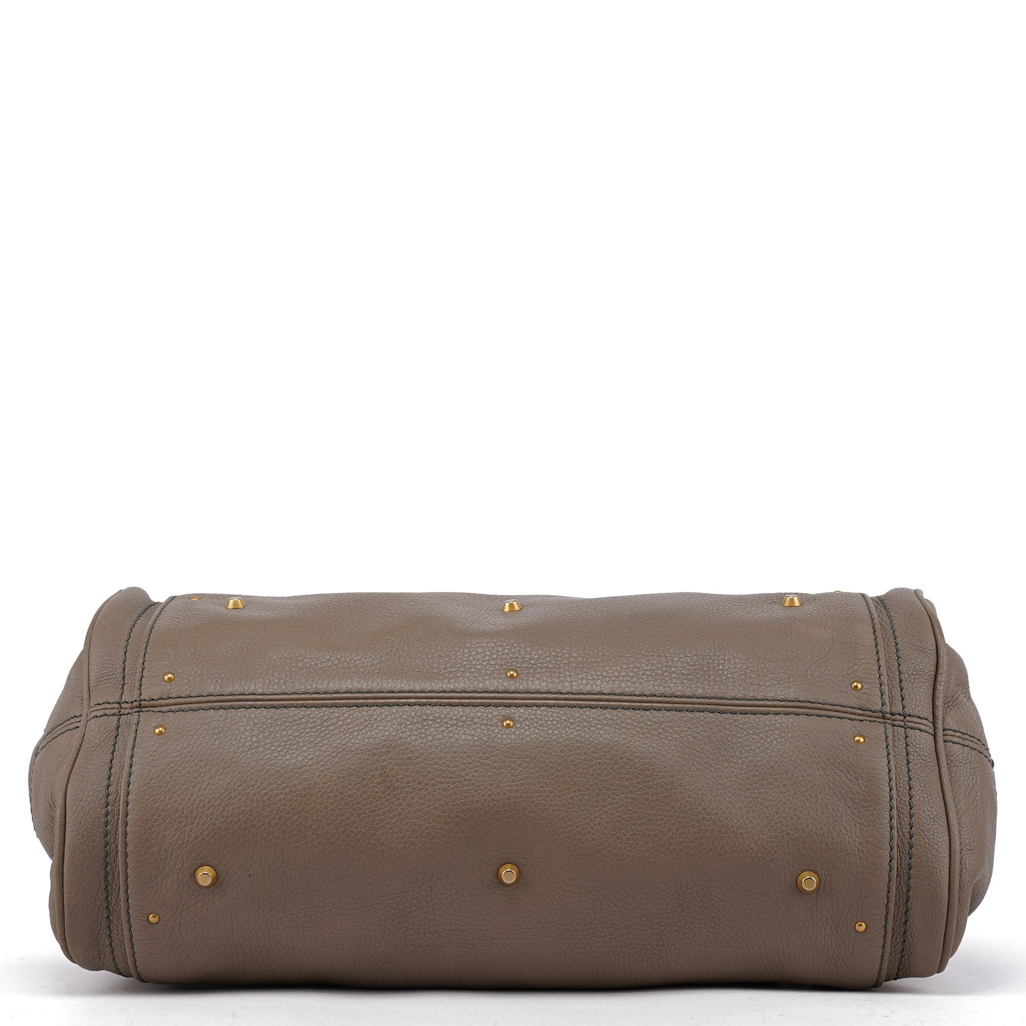 Grey Leather Paddington Shoulder Bag