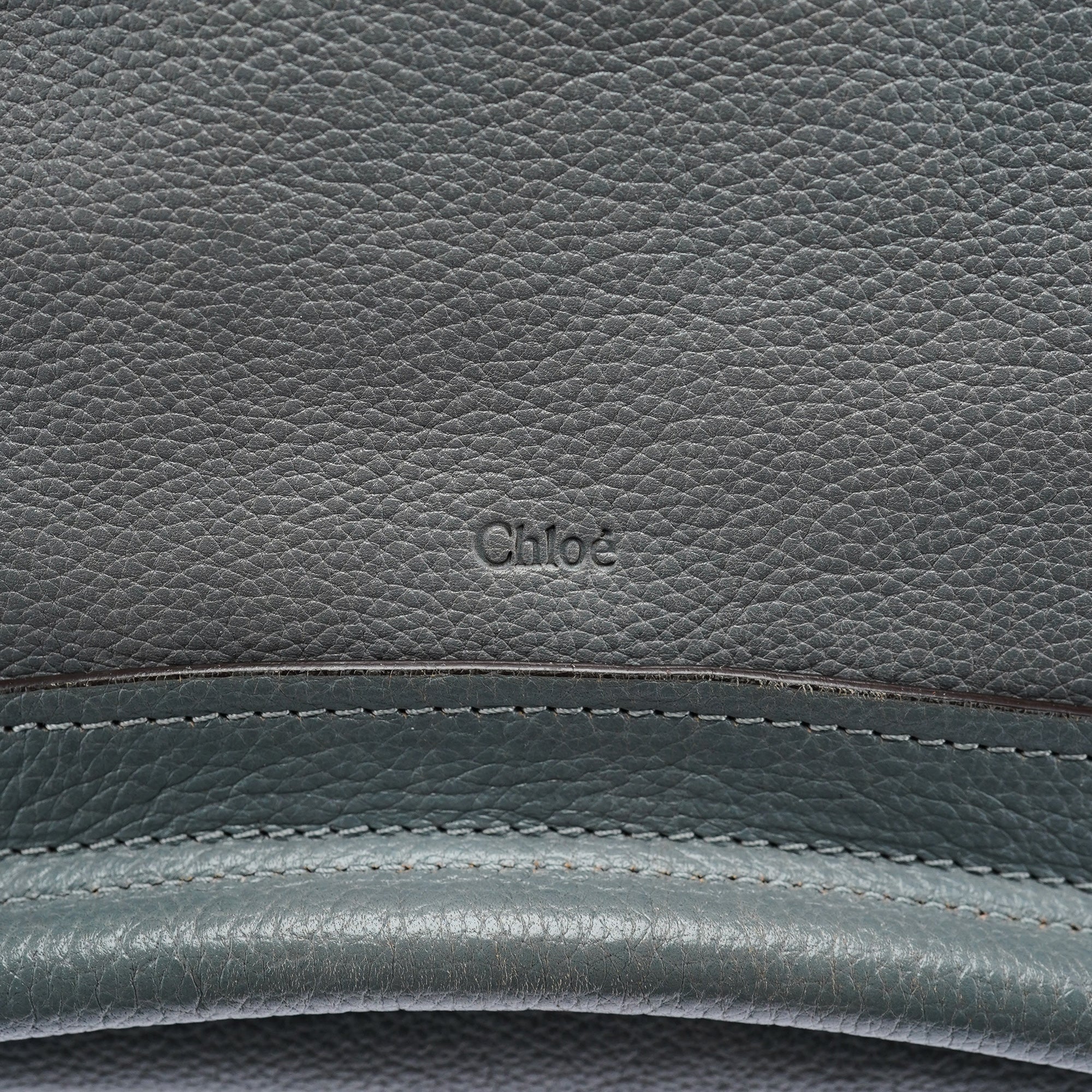 Grey Leather Paraty 2-Way Bag