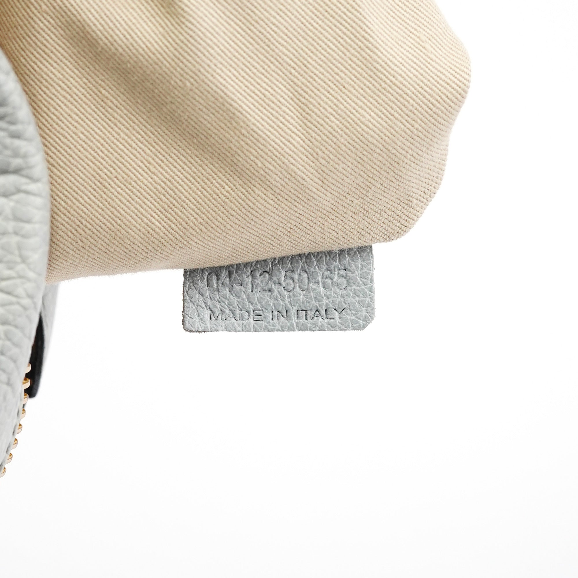 Grey Leather Paraty 2-Way Bag