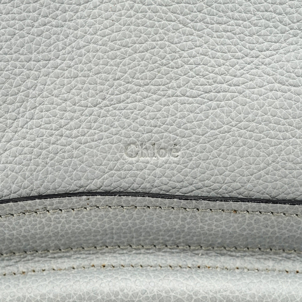 Grey Leather Paraty 2-Way Bag