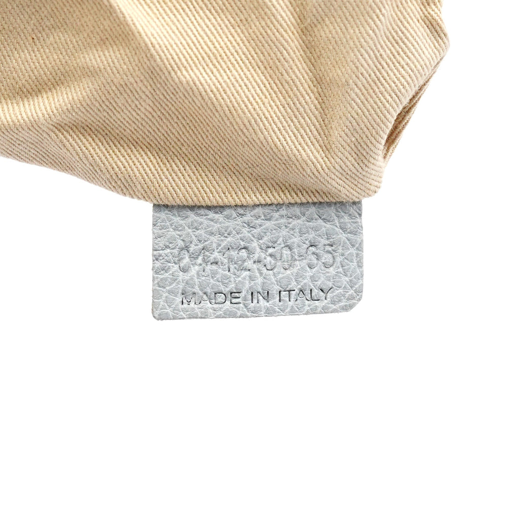 Grey Leather Paraty 2-Way Bag