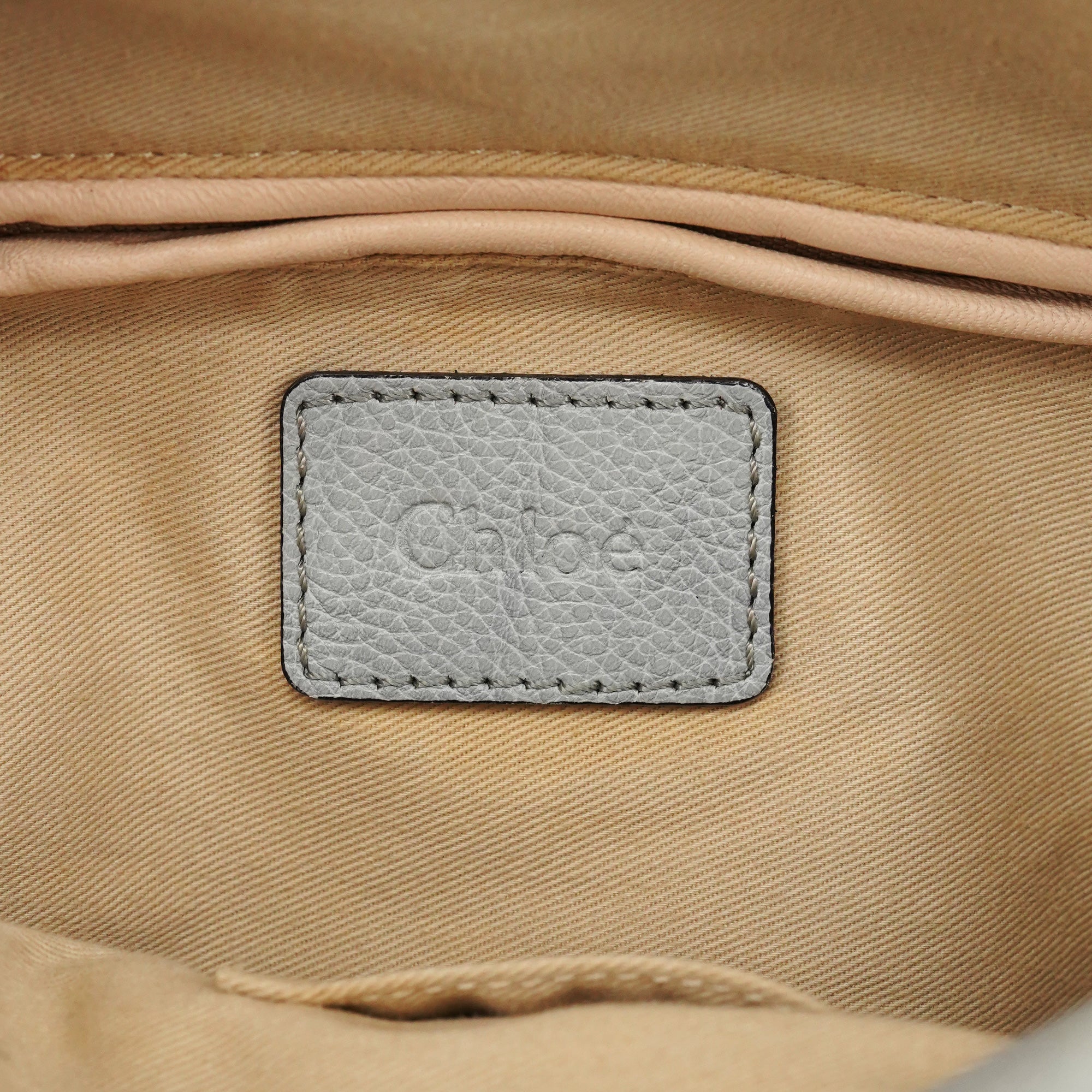 Grey Leather Paraty 2-Way Bag