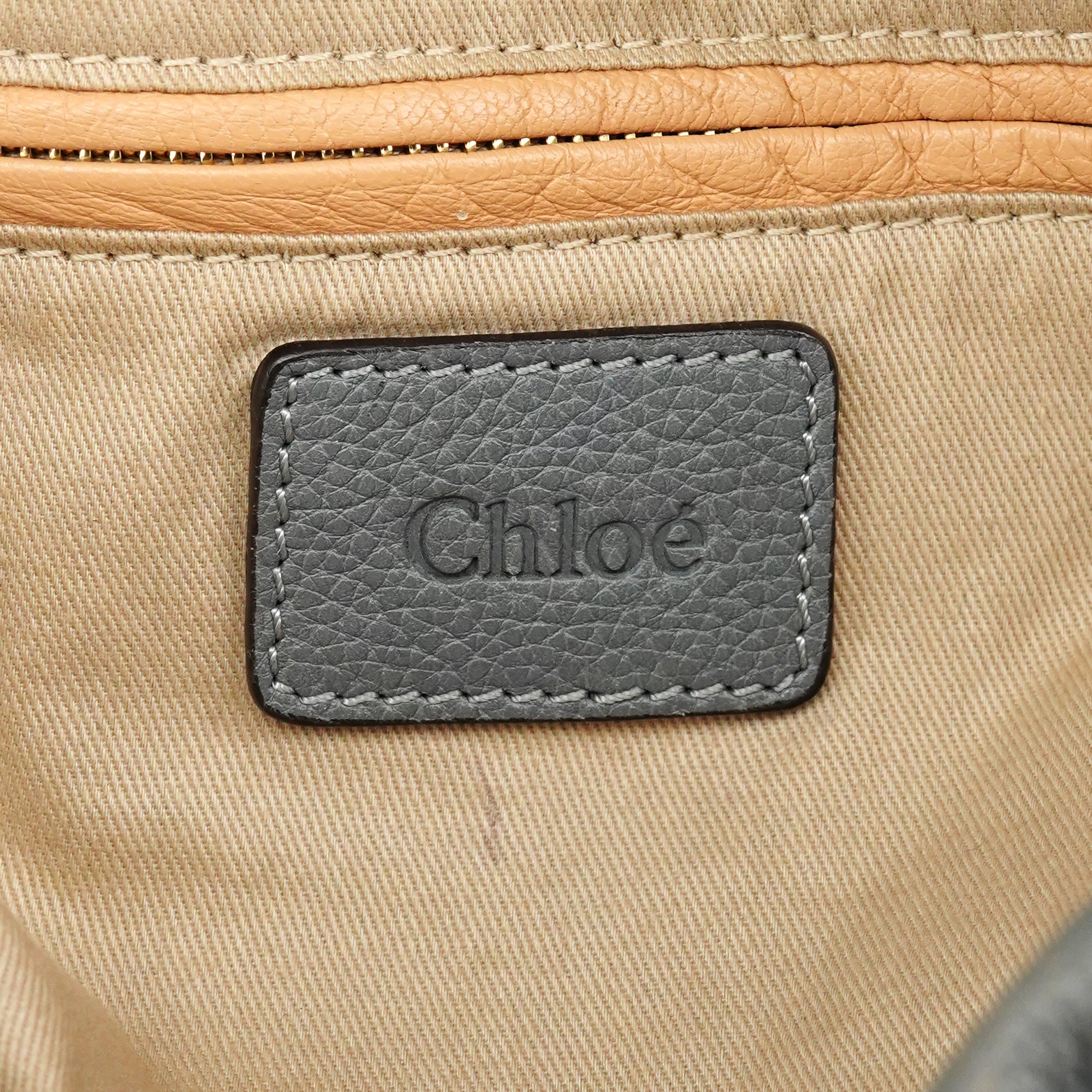Grey Leather Paraty 2-Way Bag