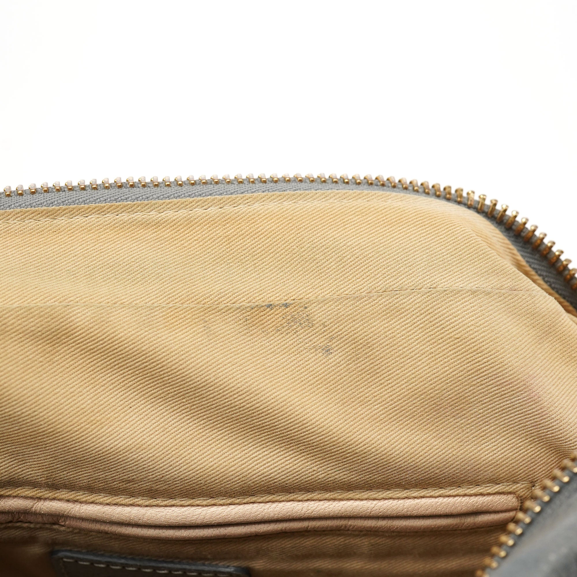 Grey Leather Paraty 2-Way Shoulder Bag