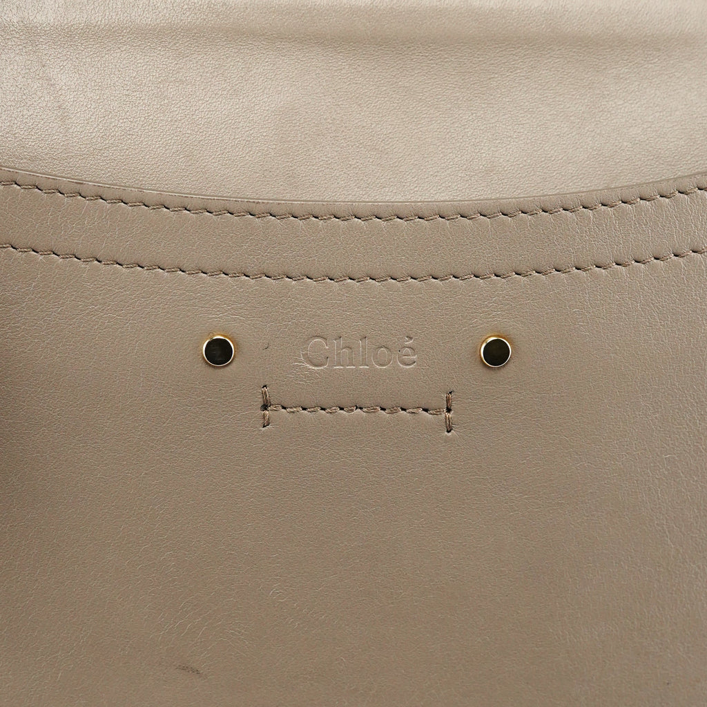 Grey Leather Suede Roy 2-Way Bag