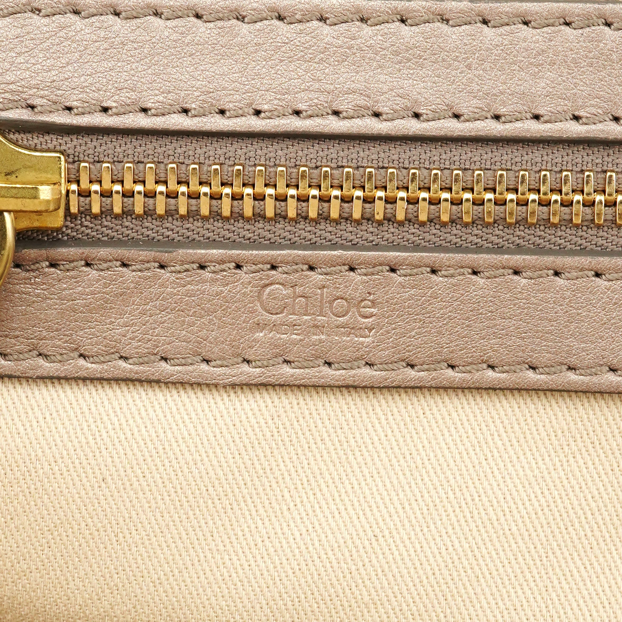 Ivory Leather Bay Tote Bag