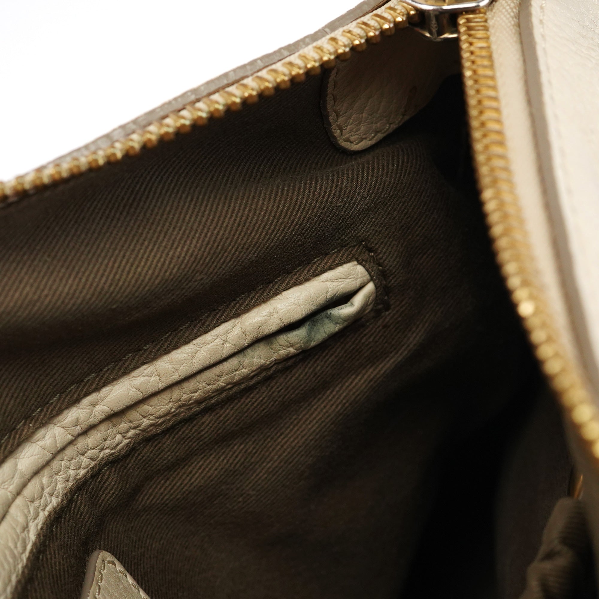 Ivory Leather Marcie 2-Way Bag