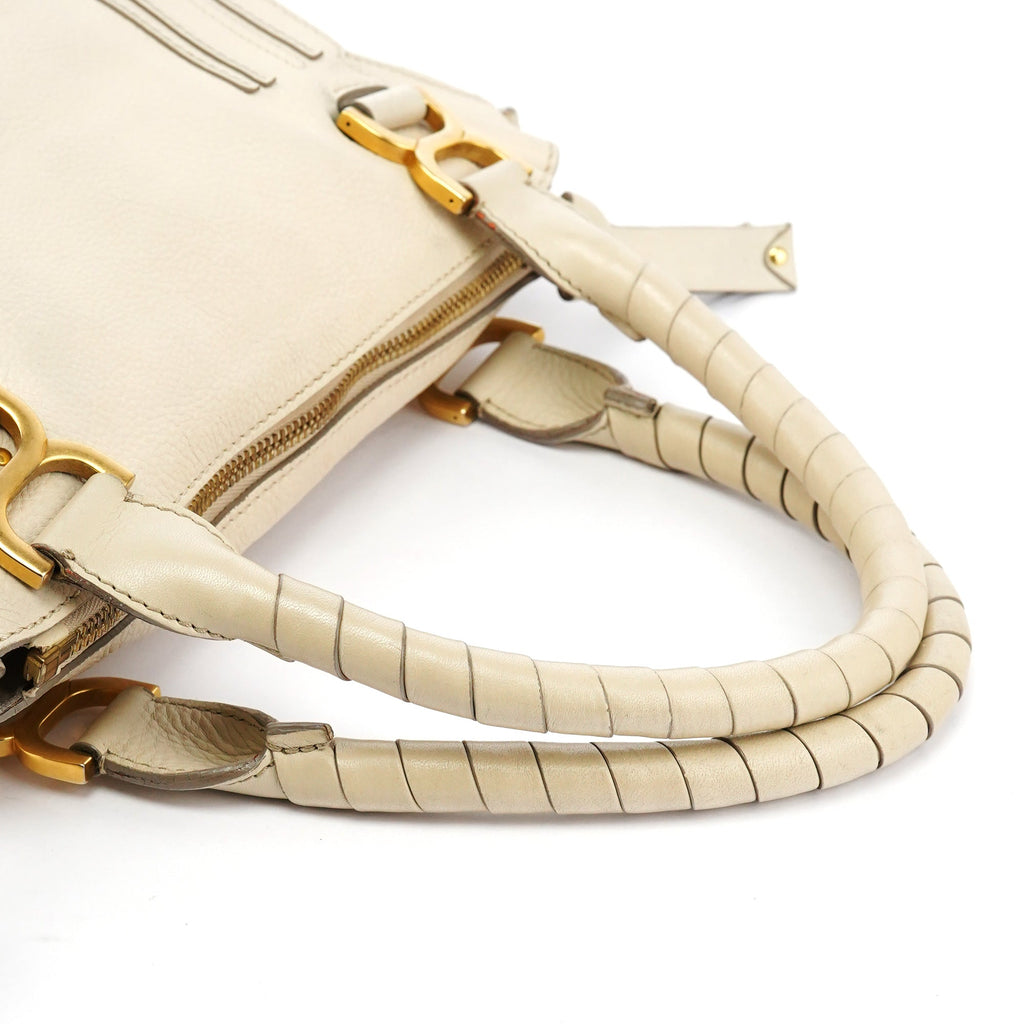 Ivory Leather Marcie 2-Way Bag