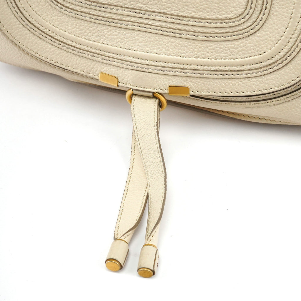 Ivory Leather Marcie 2-Way Bag