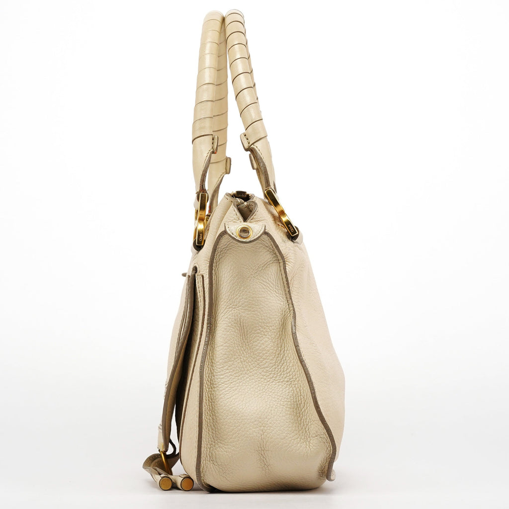 Ivory Leather Marcie 2-Way Bag