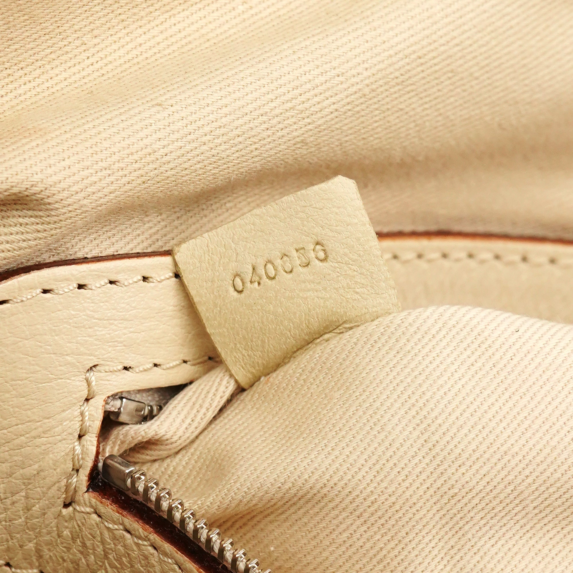 Ivory Leather Tracy Tote Bag
