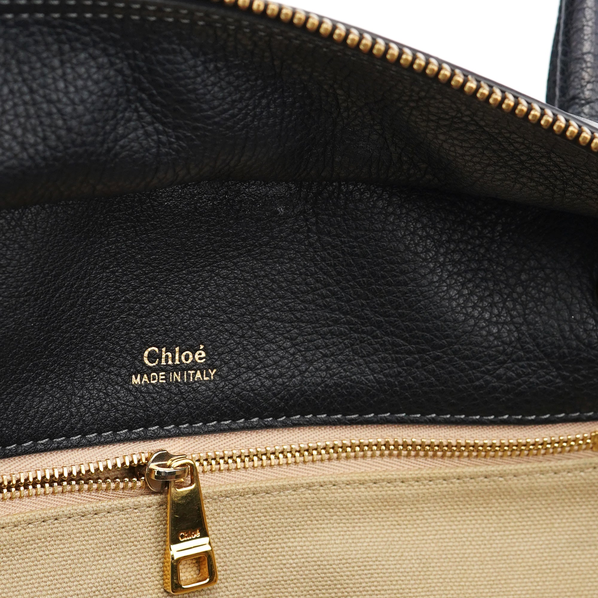 Large Black Leather Tote Bag