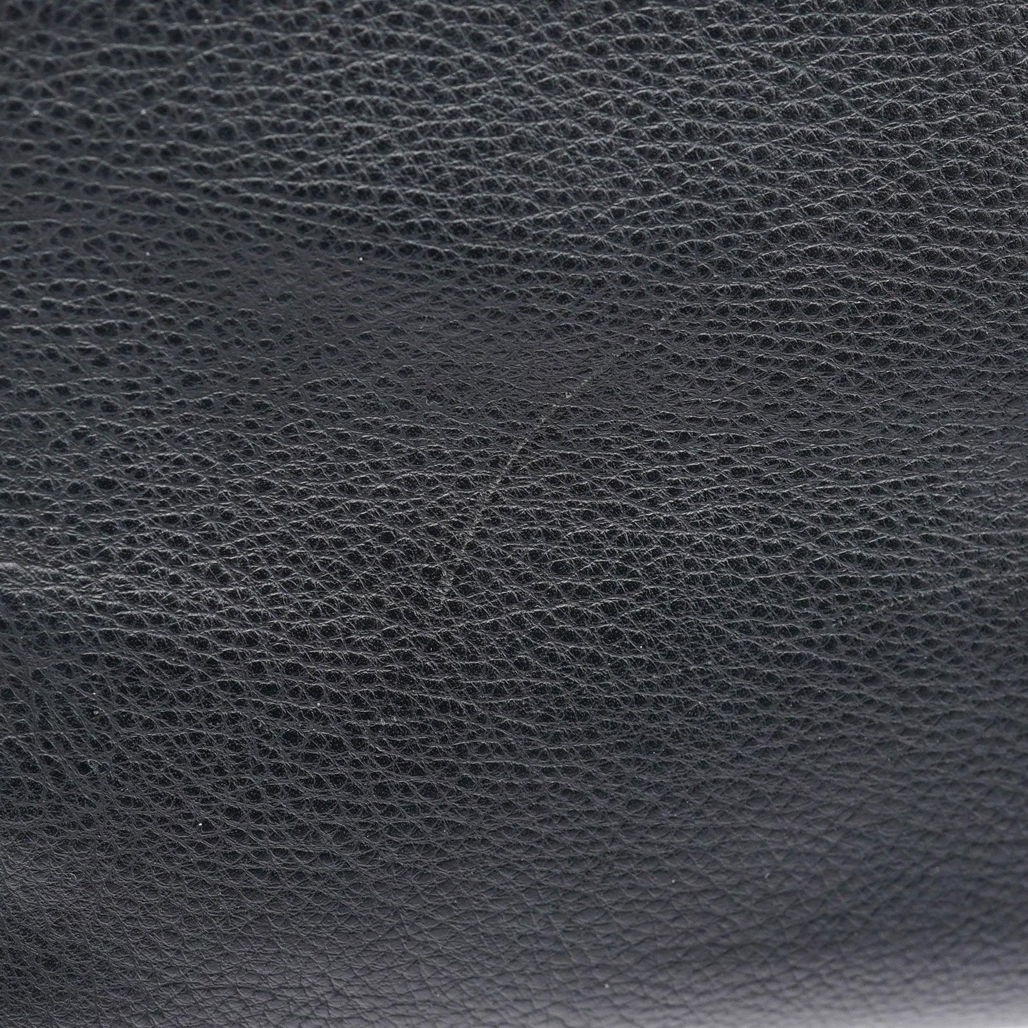 Large Black Leather Tote Bag