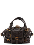 Large Brown Leather Paddington Shoulder Bag