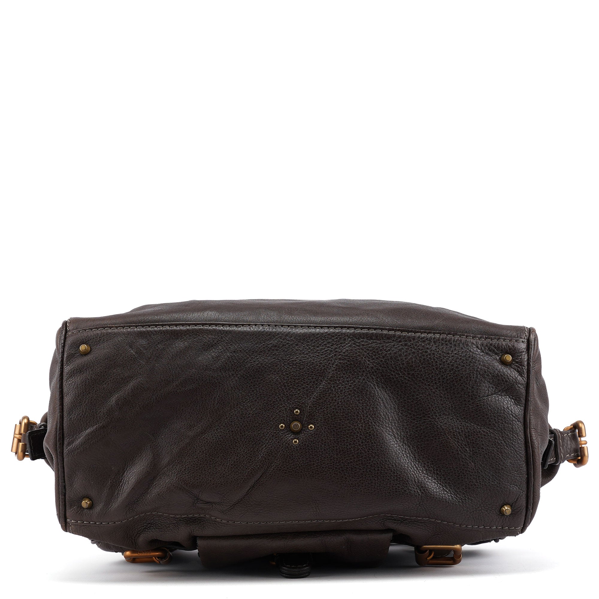Large Brown Leather Paddington Shoulder Bag