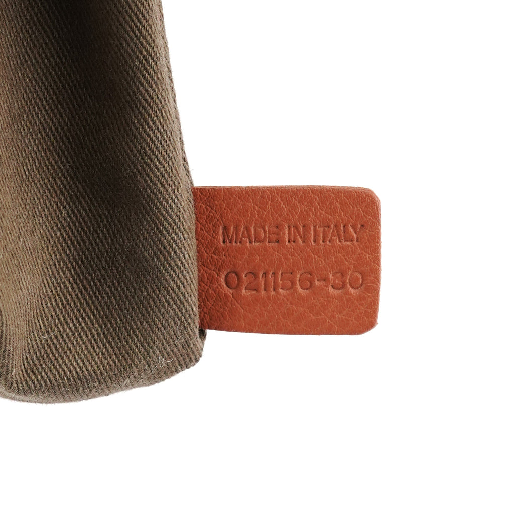 Large Coral Leather Marcie Shoulder Bag